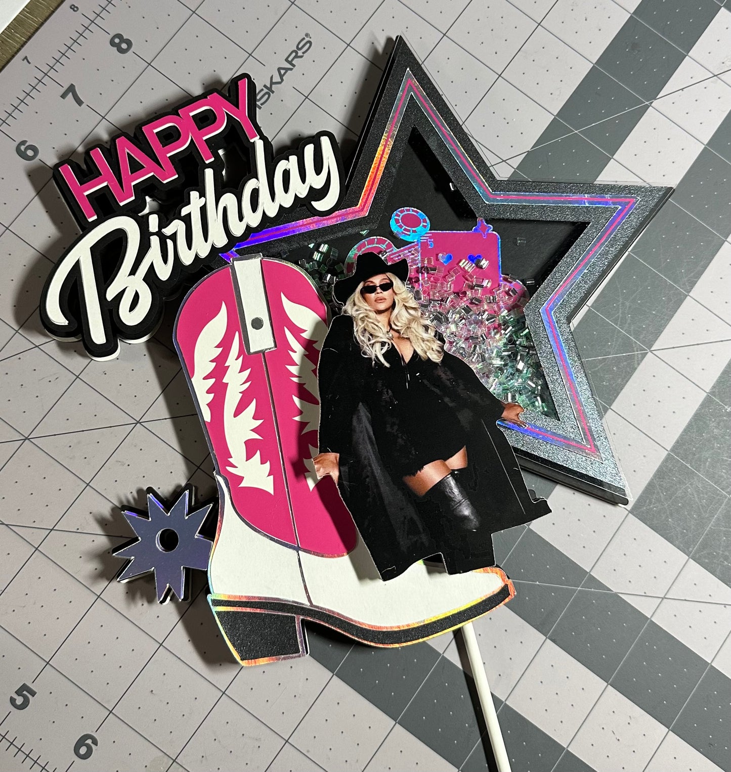 Cake Topper Cowgirl Carter - Custom Name