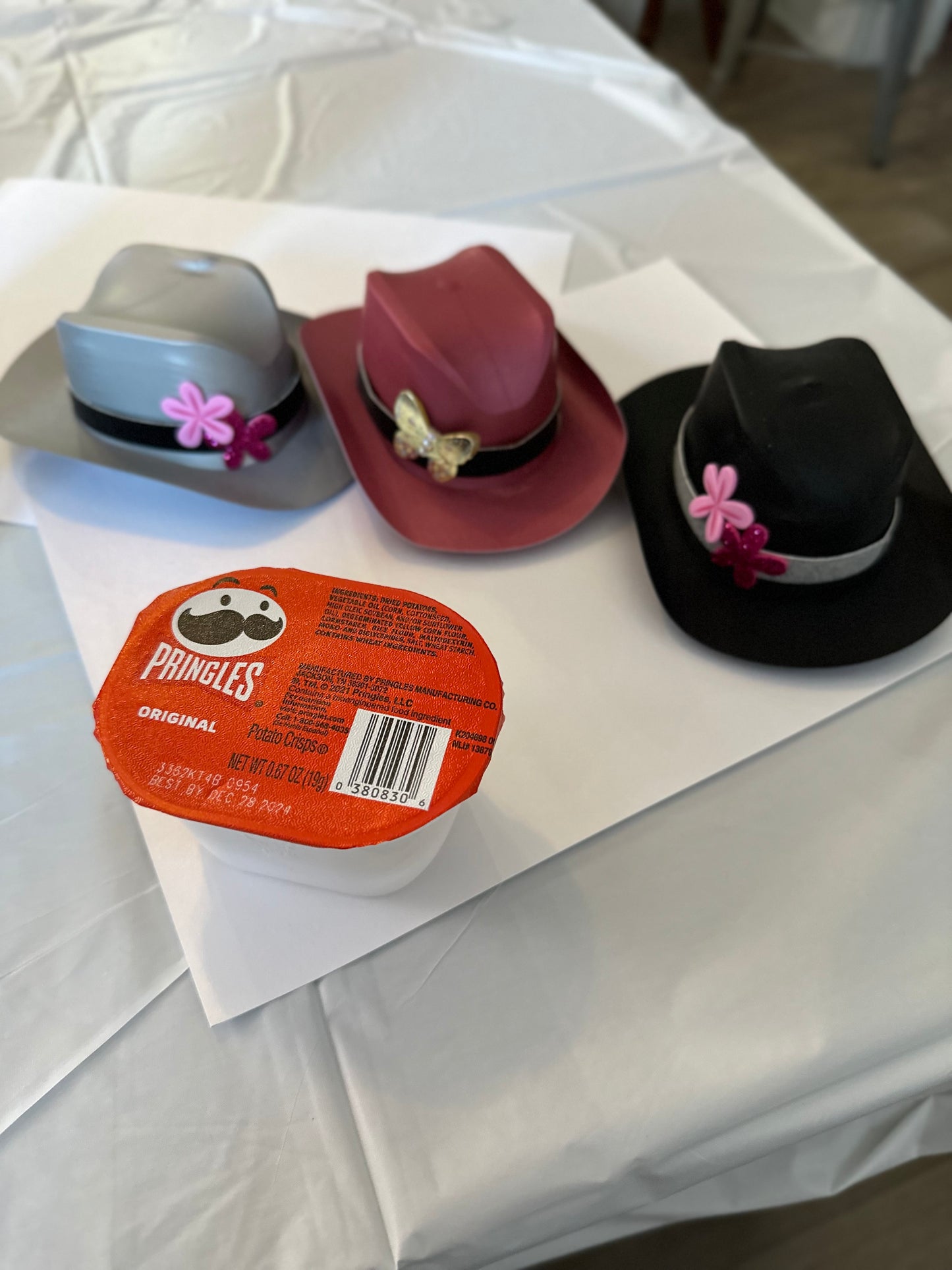Pringles Cowboy/girl Hats - sold by the dozen - qty 12