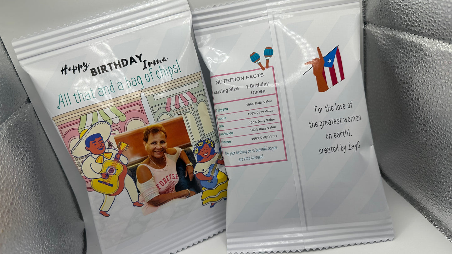 Chip bags - sold by the dozen - qty 12