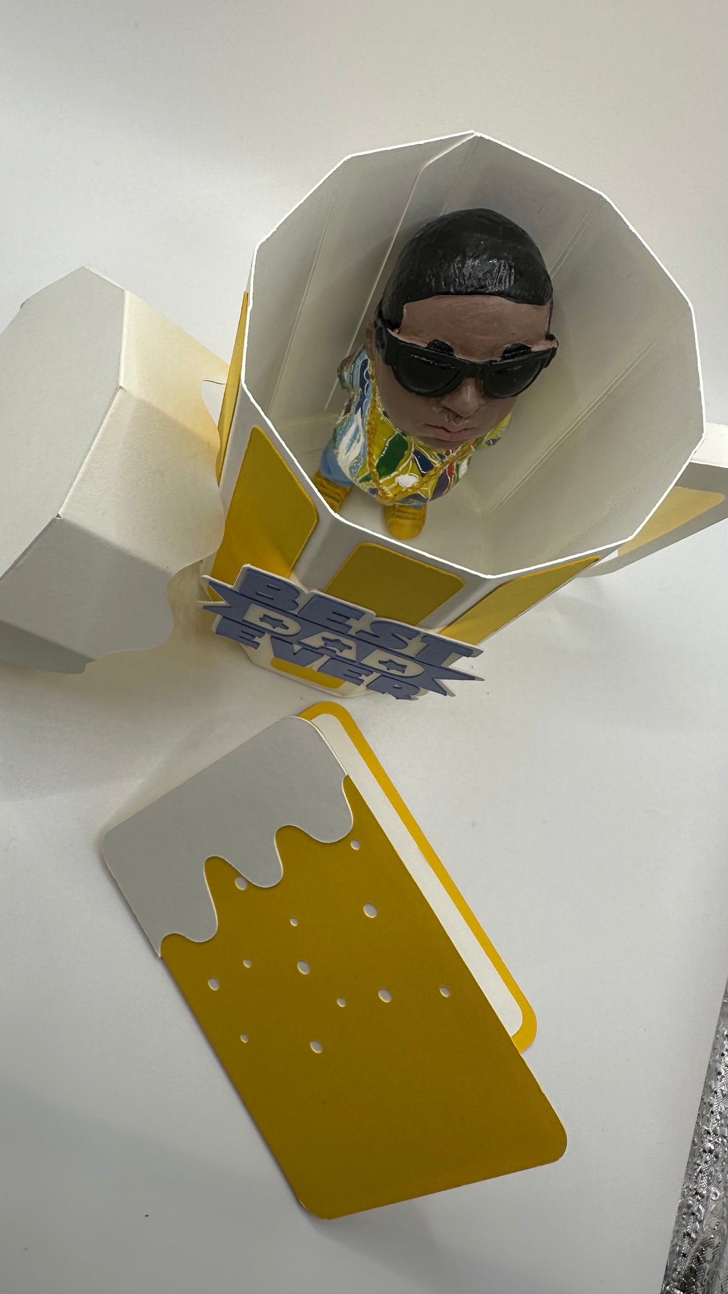 Beer Mug gift card holder with card